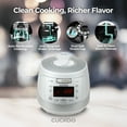 thumbnail image 4 of Cuckoo 6 Cup Dry Induction Heating Pressure Rice Cooker with Micom Logic Tech, Nonstick Pot, Warmer, 16 Menu Modes and Voice Guide, 4 of 7