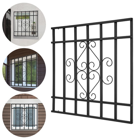 Window Bar Guard, Window Security Bars, Sturdy Window Guard Home 24"x 24" NEW