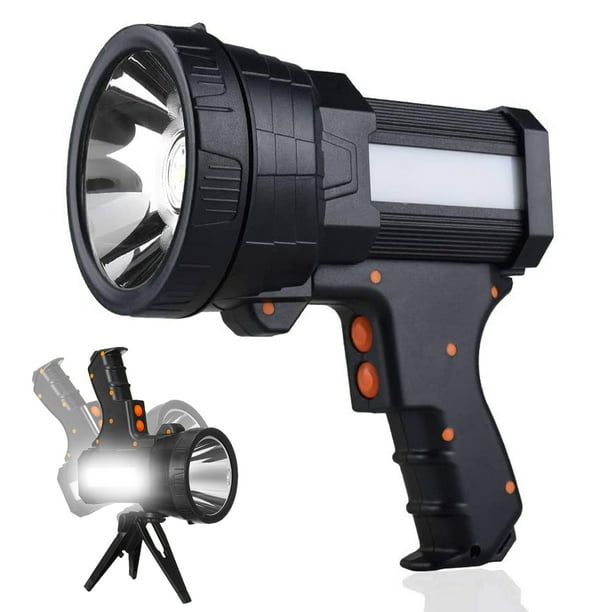 Super Bright spotlight, Rechargeable 6000 Lumens LED Searchlight