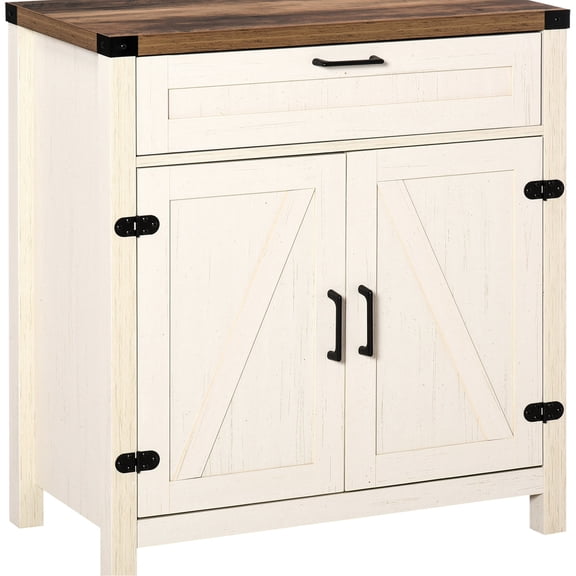 Modern farmhouse style | Fits well in different settings | Allows for convenient organization