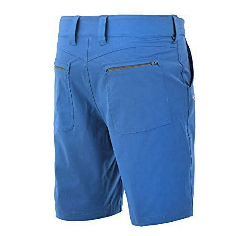 Huk Men's Standard Next Level Quick-Drying Performance Fishing Shorts, Dark  Blue-10.5, 3X-Large 