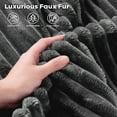 thumbnail image 3 of Ovios Middle Chair for Sectional Sofa Modern Plush Corduroy Armless Chair for Living Room, Grey, 3 of 6