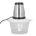 thumbnail image 2 of Picadora de carne multifuncional, picadora eléctrica de alimentos de acero inoxidable con recipiente de vidrio de 2L, estándar europeo de 220V, 2 of 5