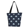 thumbnail image 1 of Fotbe Wolf And Moon Bolsa de Playa con Estampado, Bolsa de Hombro, Bolsa de Mano Espaciosa, Bolsa de Viaje Ligera, Bolsa de Compras Versátil, 1 of 6