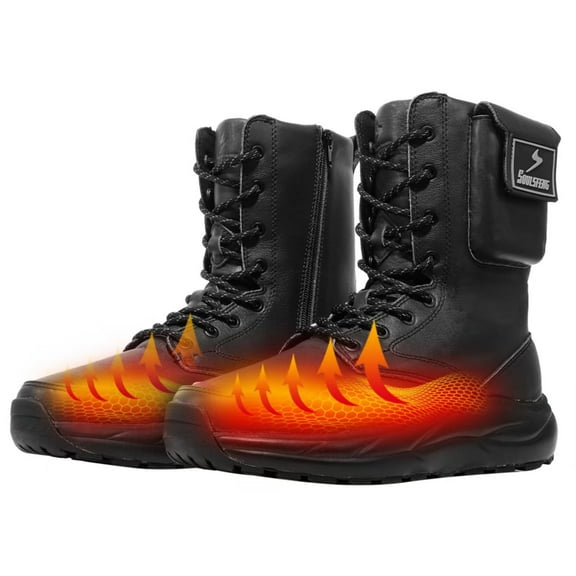 Soulsfeng Heated Boots for Men Women Futuraheat-X Winter Waterproof Warm Snow Boots Rechargeable Electric Heating Boots Foot Warmers