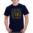 thumbnail image 2 of UGP Campus Apparel Straight Outta Los Angeles - LA Football Pride T Shirt - X-Large - Navy w/Old Gold Print, 2 of 6