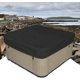 thumbnail image 3 of Protector de la cubierta de la bañera de hidromasaje Tapa impermeable de la cubierta del SPA al aire libre para la bañera de hidromasaje cuadrada, negro, 218 * 218 * 90 cm - Cubierta de SPA, 3 of 5