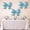 Blue, variant on 10 Lavender 29x27 in Matte Giant Bow Mylar Foil Balloons Wedding Party Event Decorations