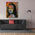 thumbnail image 3 of Epic Graffiti 'Mona's Portrait' by Dean Russo, Canvas Wall Art, 40"x54", 3 of 8