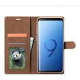 thumbnail image 2 of Case for Samsung Galaxy S9, Vintage Wallet Folio Flip Cover Full Coverage Premium Leather Case with Magnetic Closure Kickstand Card Slots - Brown, 2 of 12