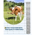 thumbnail image 6 of EuKer 5' x 328' Farm Fence, Heavy Duty Chain Link Fence for Yard Livestock Animals Protection, 6 of 7