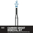 thumbnail image 2 of Dremel 569 1/16" Carbide Grout Removal Bit Rotary Accessory, 2 of 6