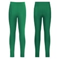 thumbnail image 4 of iixpin Ballet Tights for Girls Toddler Footless Stockings Dance Leggings Compression Tights Gymnastics Skinny Bottoms Dark Green 6, 4 of 7