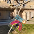 thumbnail image 3 of Goodbye Summer Doberman Pinscher Hello Fall Time for School Acrylic Keychain Doberman Dog Lover Gifts Collar Charm Tag Keyring - 02014, 3 of 5