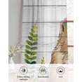 thumbnail image 6 of Groundhog Day Sheer Curtains 39 Inch Length 2 Panels Set for Living Room/Bedroom, Sunflower Spring Floral Botanical Vintage Kitchen Curtains Grommet Semi-Sheer Curtains Window Treatments 27.5"x39"x2, 6 of 7