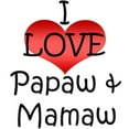 thumbnail image 2 of CafePress - I Love Papaw & Mamaw Infant Creeper - Baby Light Bodysuit, Size Newborn - 24 Months, 2 of 4