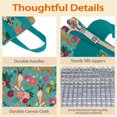 thumbnail image 4 of BoxerDog and Pioneer Flower Insulated Lunch Bag for Women & Adults,Large Portable Soft Cooler Lunch Bag,Thermal Food Storage Tote with Pearl Cotton,8.66L,8.75x5.75x9.5 Inch, 4 of 6