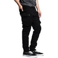 thumbnail image 3 of Men's Big Cargo Pocket Pants DL1065 - Black - 36/30 - G13E, 3 of 4