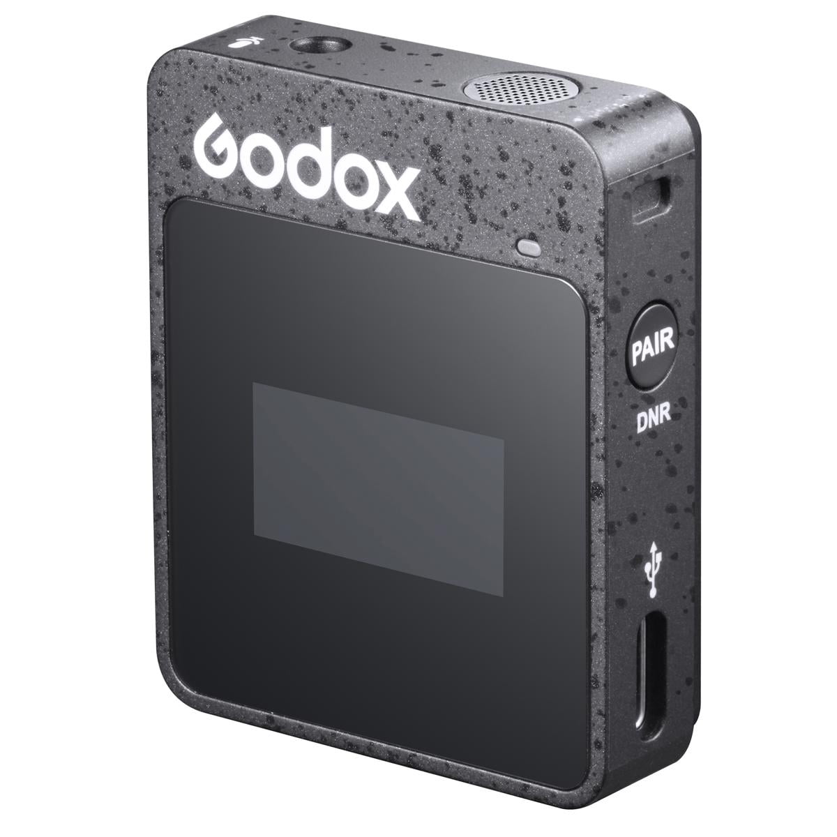Godox MoveLink II M2 2.4GHz Wireless Microphone System, Black