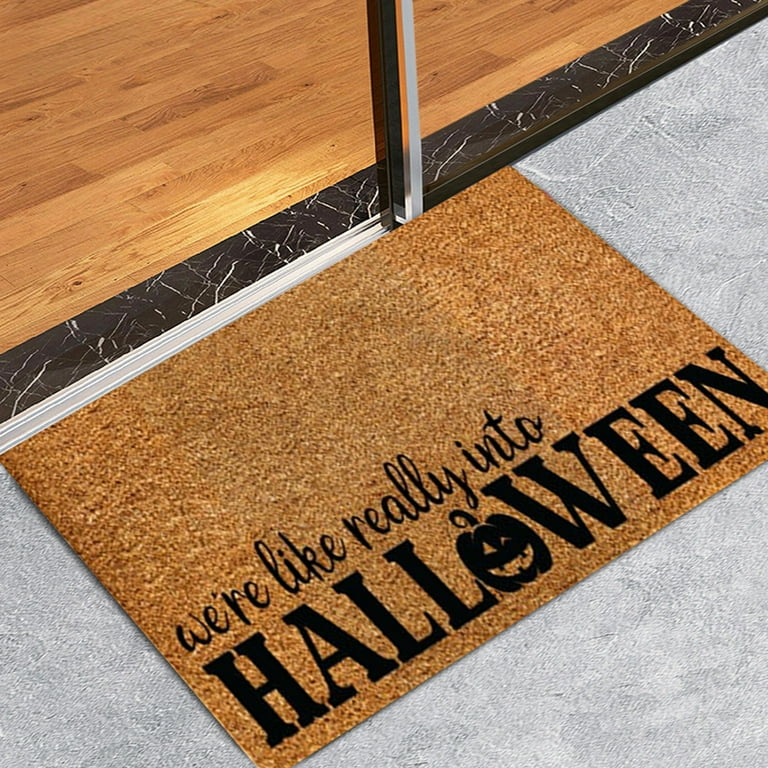 Clearance! EQWLJWE Halloween Doormat Welcome Mat, Outdoor Mat