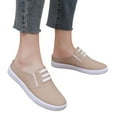 thumbnail image 4 of Comfortable Women's Slip On Sneakers Casual Walking Shoes for Everyday Women's Comfortable Breathable Soft Sole Lightweight Casual Canvas Shoes, 4 of 9