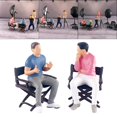 thumbnail image 4 of 1/64 Figures Talking Scene Tiny Figurines micro landscape model People Miniature for Dioramas Layout S Scale, 4 of 9