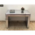 thumbnail image 1 of Nauticalmart Streamline Desk Aviator Table Home Decor with Drawer Aluminium Bed Room Living Room Furniture (44 Inches), 1 of 4