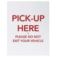thumbnail image 4 of HUBERT® Pick Up Here Sign - 22"W x 28"H, 4 of 5