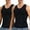 2pc,Black+Black, variant on Men V-neck Body Shaper Vest Sleeveless Shirts Slimming Undershirts Tummy Control Tank Top