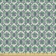 thumbnail image 2 of Ambesonne Victorian Fabric by the Yard Upholstery, Classic Victorian Motifs, 10 Yards, Violet Blue and Eggshell, 2 of 5