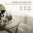 thumbnail image 4 of POVISON-Maxwell - Round Tempered Glass Dining Table, 4 of 8