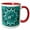 Red/White, variant on 3drose, the Word Wow in Turquoise, 11oz Mug