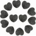 thumbnail image 1 of 1 caja de 24 cuentas de roca de lava en forma de corazón gris, difusor de aceites esenciales de piedra volcánica natural, cuentas para el Día de San Valentín, 1 of 9