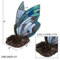 thumbnail image 2 of Lavish Home Tiffany Stained-Glass Butterfly Lamp with LED Bulb Included, 2 of 8