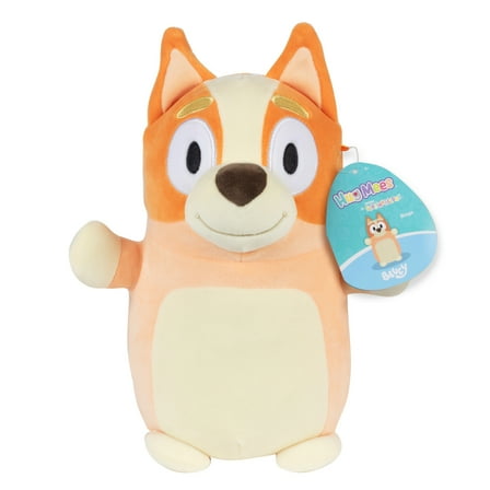 Squishmallows Original Bluey 10-Inch Bingo Character HugMees - Collectible Soft & Squishy Stuffed Dog Animal Toy - Official 2026 Bluey Jazwares Plush - Great Gift for Kids, Girls & Boys