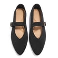 thumbnail image 2 of Pennysue Women Flats Pointy Toe Mary Jane Ballet Shoes Casual Comfortable Walking Shoes Black 8, 2 of 7
