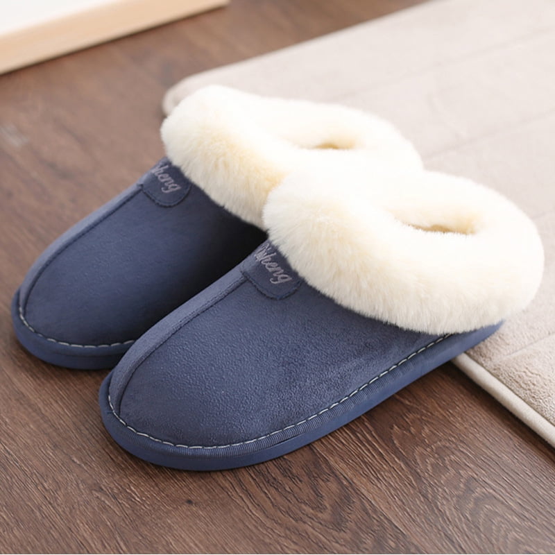 Ladies Tartan Moccasin Warm Winter Slippers Slumberzzz Womens