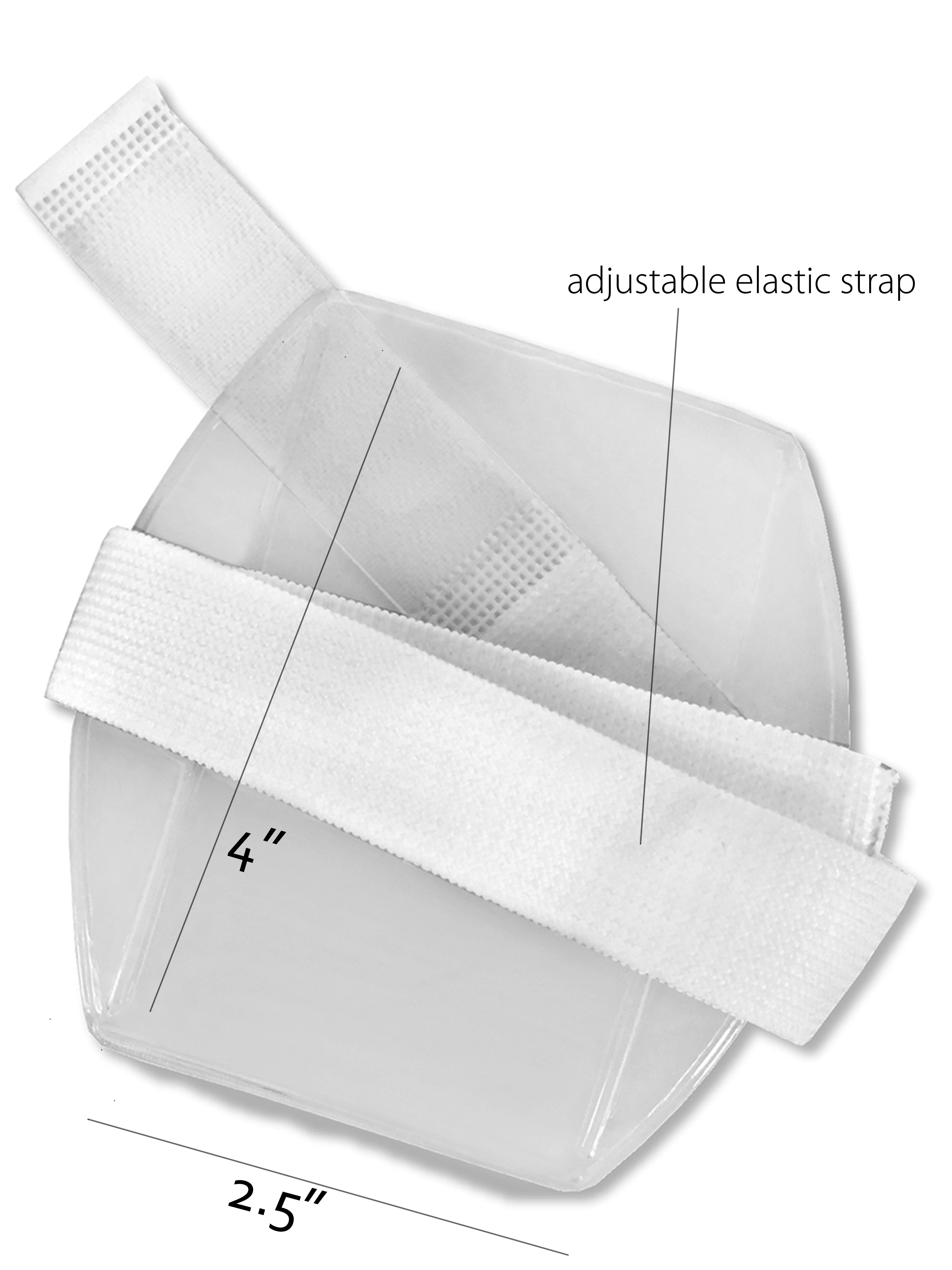 Arm Band ID Badge Holder with White Strap Arm Band by OnDepot.com - Pack of 50 PCS