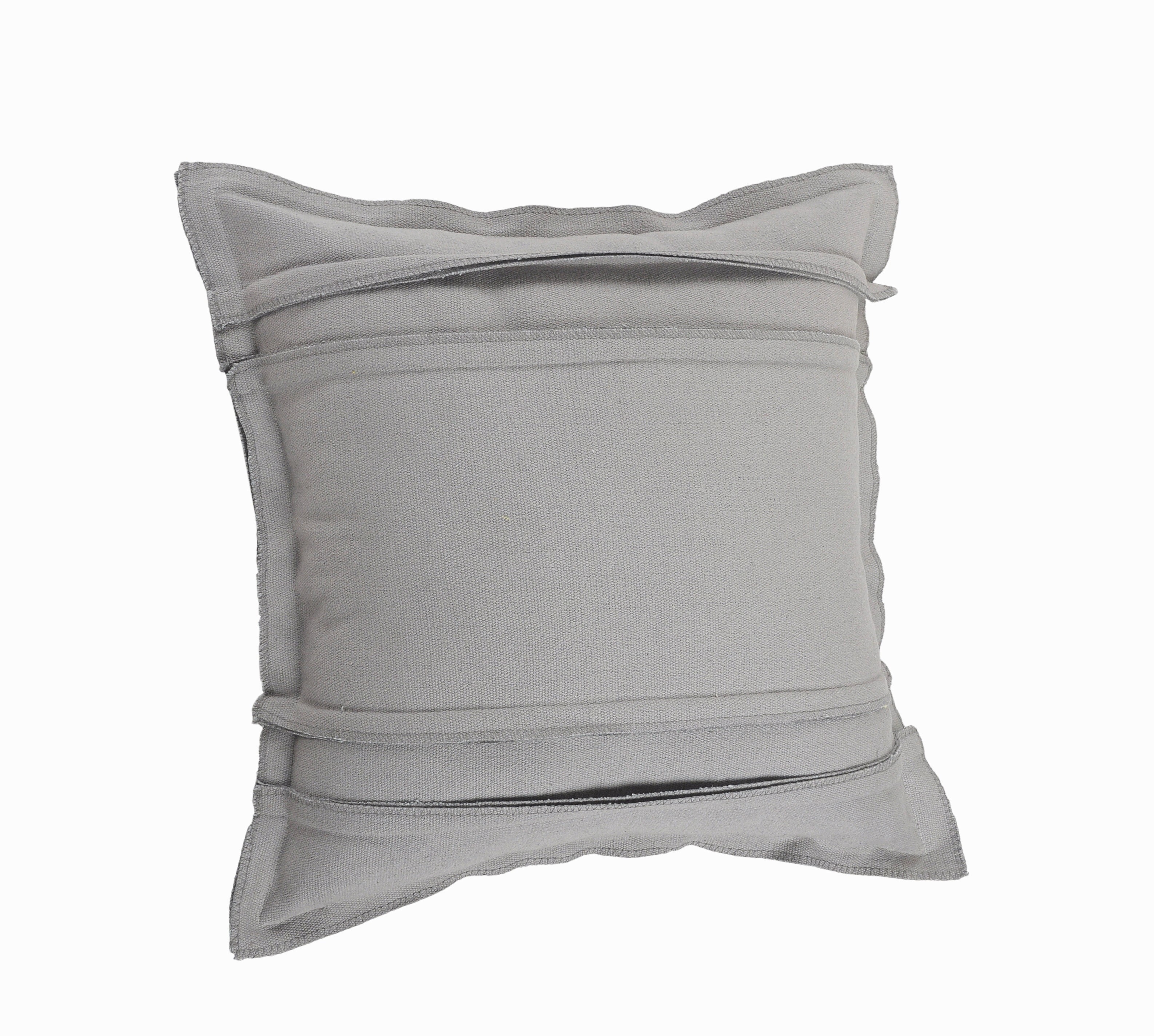 Harlow Hill 20" x 20" Light Gray Solid Cotton Adult Decorative Throw Pillow Cover
