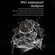 Rainbuvvy R6 Smart Watch 1.32 Inch Built-in Bluetooth Headphones 100 Sports Modes Sports Watch