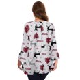 thumbnail image 7 of LATWIIV Tunic Tops for Women 3/4 Sleeve Plus Size Women's Tunics Loose Fit Floral Swing Flare Ladies Blouse for Leggings Flower63 1X, 7 of 7