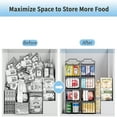 thumbnail image 5 of LEEYNEER 6pcs Stackable Freezer Organizer Bins with Handles - 14.6” x 7.1” x 5.2” - BPA-Free Metal  Shatterproof & Easy-View Design for Deep Freezer Organization  Perfect for Meat  Vegeta, 5 of 5