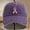 Purple, variant on Baseball Cap for Women Retro Washed Cotton Breast Cancer Gifts for Woman, Breast Cancer Survivor Awareness Accessories, Chemo Baseball Caps