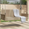 thumbnail image 1 of vidaXL Swing Bench Beige 119x56x48 cm Poly Rattan, 1 of 5