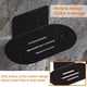 thumbnail image 2 of Jabonera de pared autoadhesiva, jabonera de acero inoxidable para ducha, sin taladro, para baño y cocina, ideal para guardar esponjas y cepillos de jabón (negro), 2 of 5