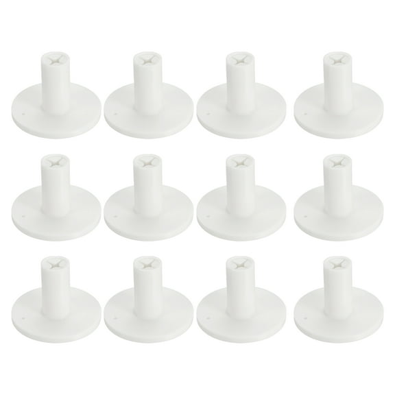 Uxcell Rubber Golf Tee, 1.4" Golf Practice Tees Training Driving Range Tee White 12 Pcs