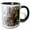 Black/White, variant on 3drose, Image of Gold and Violet Rock Granite, 11oz Two-tone Red Mug