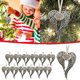 thumbnail image 1 of Farfi Colgantes de Navidad llamativos de la Navidad Delicate Electroplate Forma de corazón Decoración colgante de Navidad para fiesta Farfi 21079122, 1 of 6