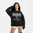 thumbnail image 4 of Women's Gameday Couture  Black Las Vegas Raiders Powerhouse Play Premium Fleece Sweatshirt, 4 of 6
