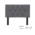 thumbnail image 2 of Cabecera María Sansa  King Size color Gris claro, 2 of 2